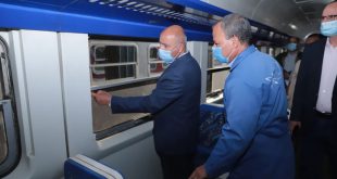 وزير النقل يتفقد ورش كوم أبوراضي للسكة الحديد